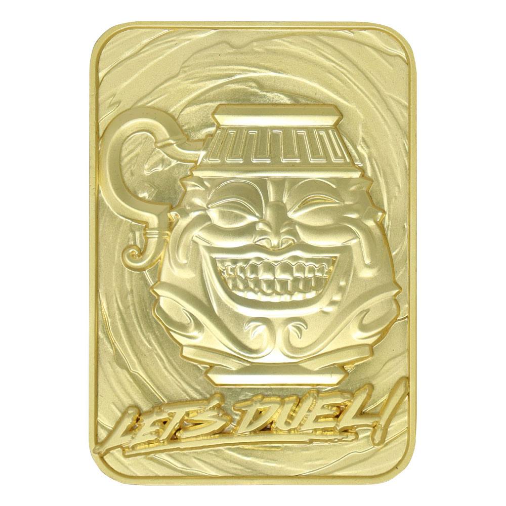 Yu-Gi-Oh! Replica Card Pot of Greed (gold plated) - MangaShop.ro