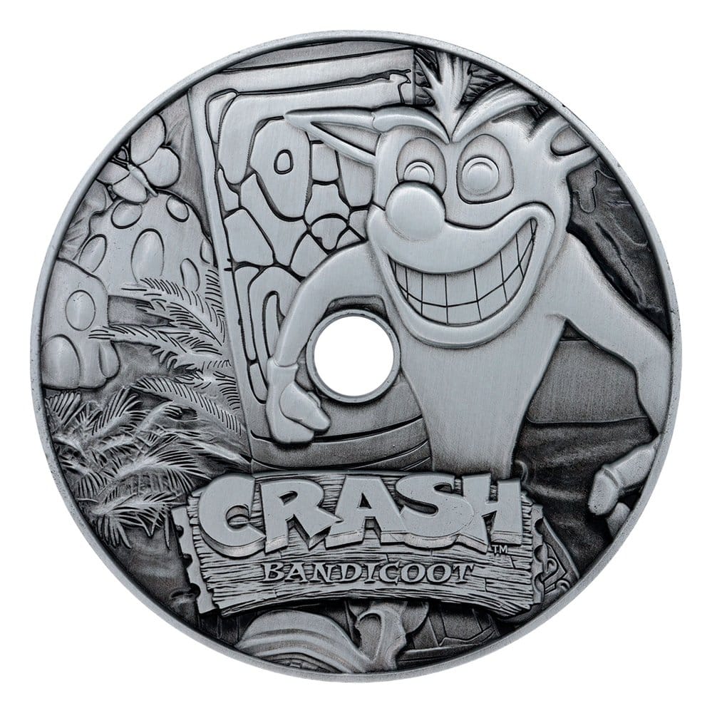 Crash Bandicoot Replica Metal CD-ROM Collectible Limited Edition 11 cm - MangaShop.ro