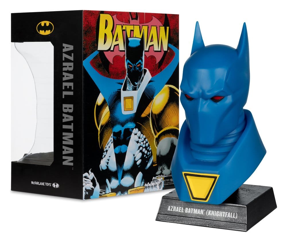 Batman DC Direct Mini-Replica 1/3 Azrael Batman Mask (Batman: Knightfall) (Gold Label Collection) 18 cm - MangaShop.ro