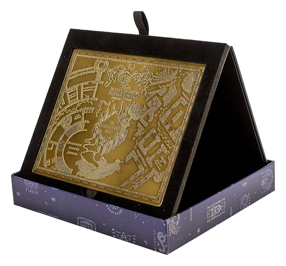 Harry Potter Replica Marauder's Map Metal Map 15 cm - MangaShop.ro