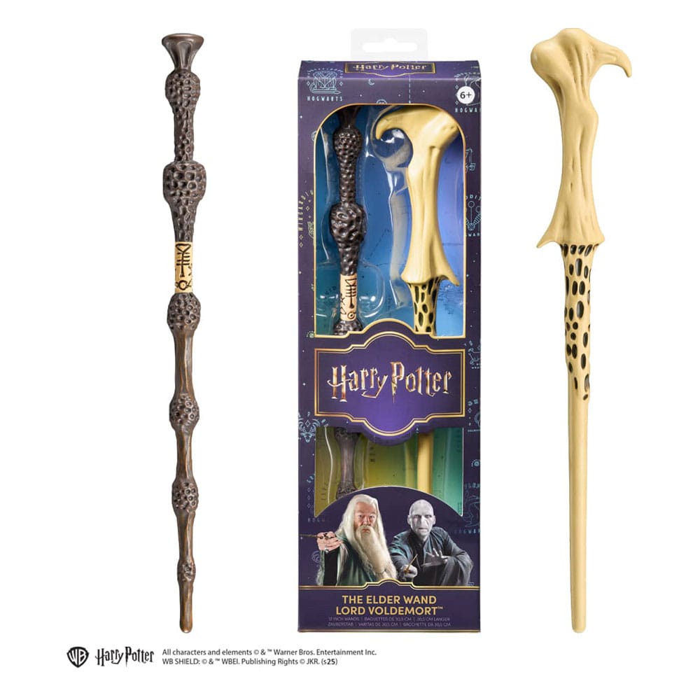 Harry Potter twin-pack Role Play Wands The Elder & Lord Voldemort 30 cm - MangaShop.ro