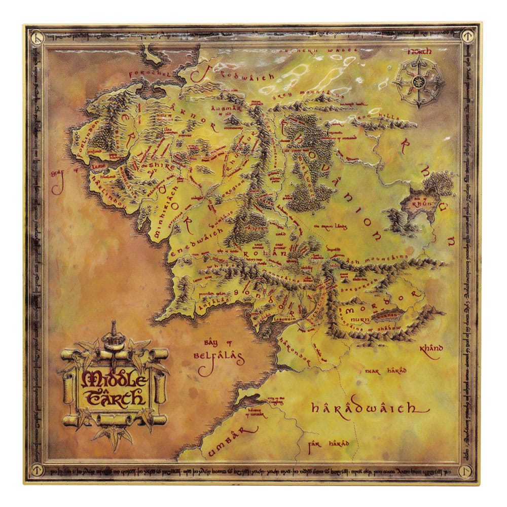 Lord of the Rings Replica Map Limited Edition - MangaShop.ro