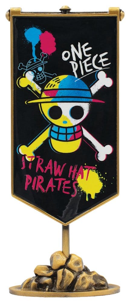 One Piece Replica Straw Hat Pirates Metal Banner 11 x 6 cm - MangaShop.ro