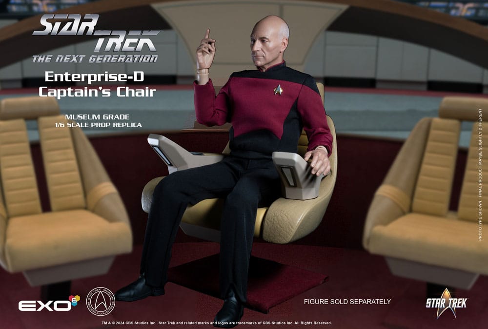 Star Trek: The Next Generation 1/6 Enterprise-D Captain's Chair 19 cm - MangaShop.ro