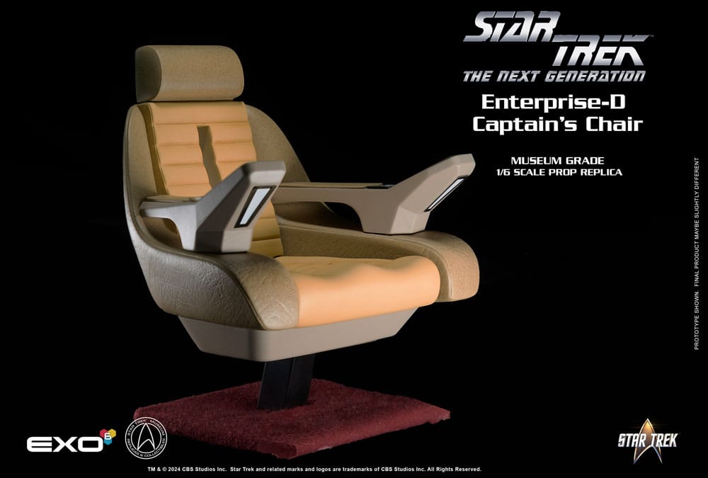 Star Trek: The Next Generation 1/6 Enterprise-D Captain's Chair 19 cm - MangaShop.ro