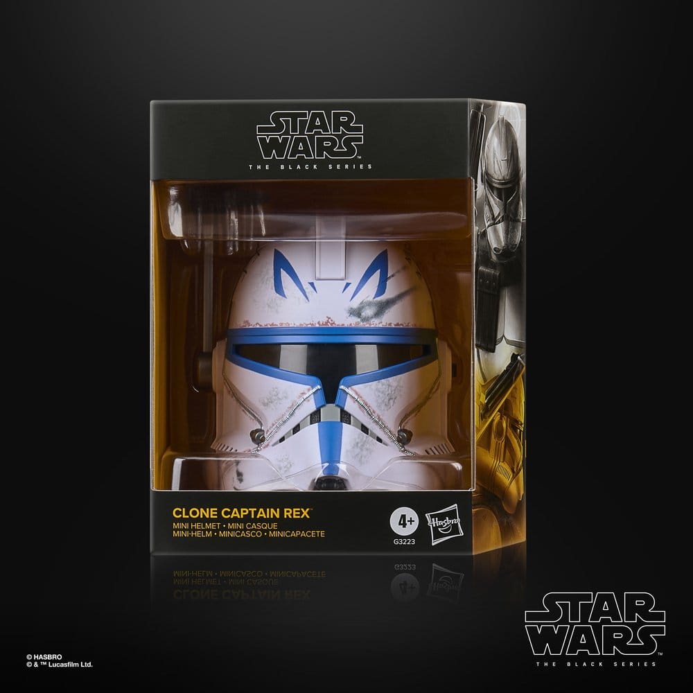 Star Wars: The Clone Wars Black Series Mini Helmet Clone Captain Rex 15 cm - MangaShop.ro