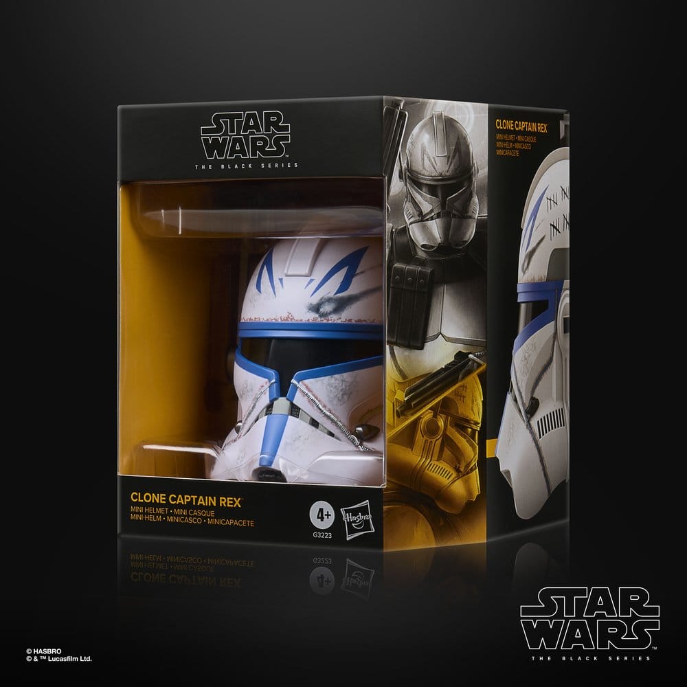 Star Wars: The Clone Wars Black Series Mini Helmet Clone Captain Rex 15 cm - MangaShop.ro