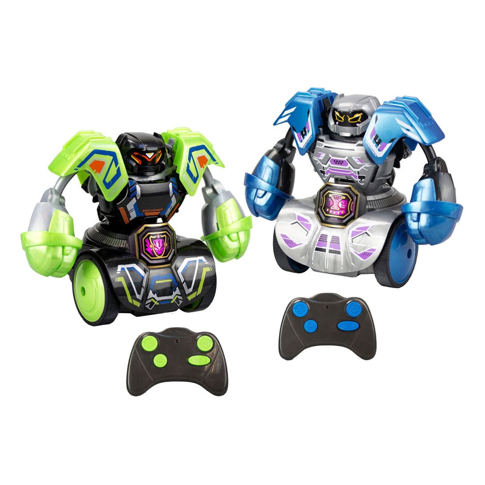 Silverlit Robo Kombat Tornado Remote-Controlled Robots 2er - Set Green/Blue - MangaShop.ro