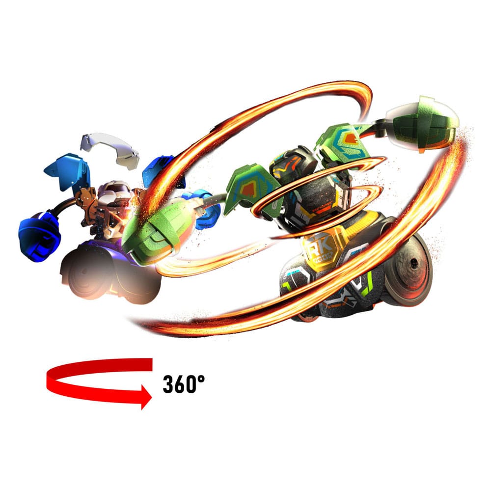 Silverlit Robo Kombat Tornado Remote-Controlled Robots 2er - Set Green/Blue - MangaShop.ro