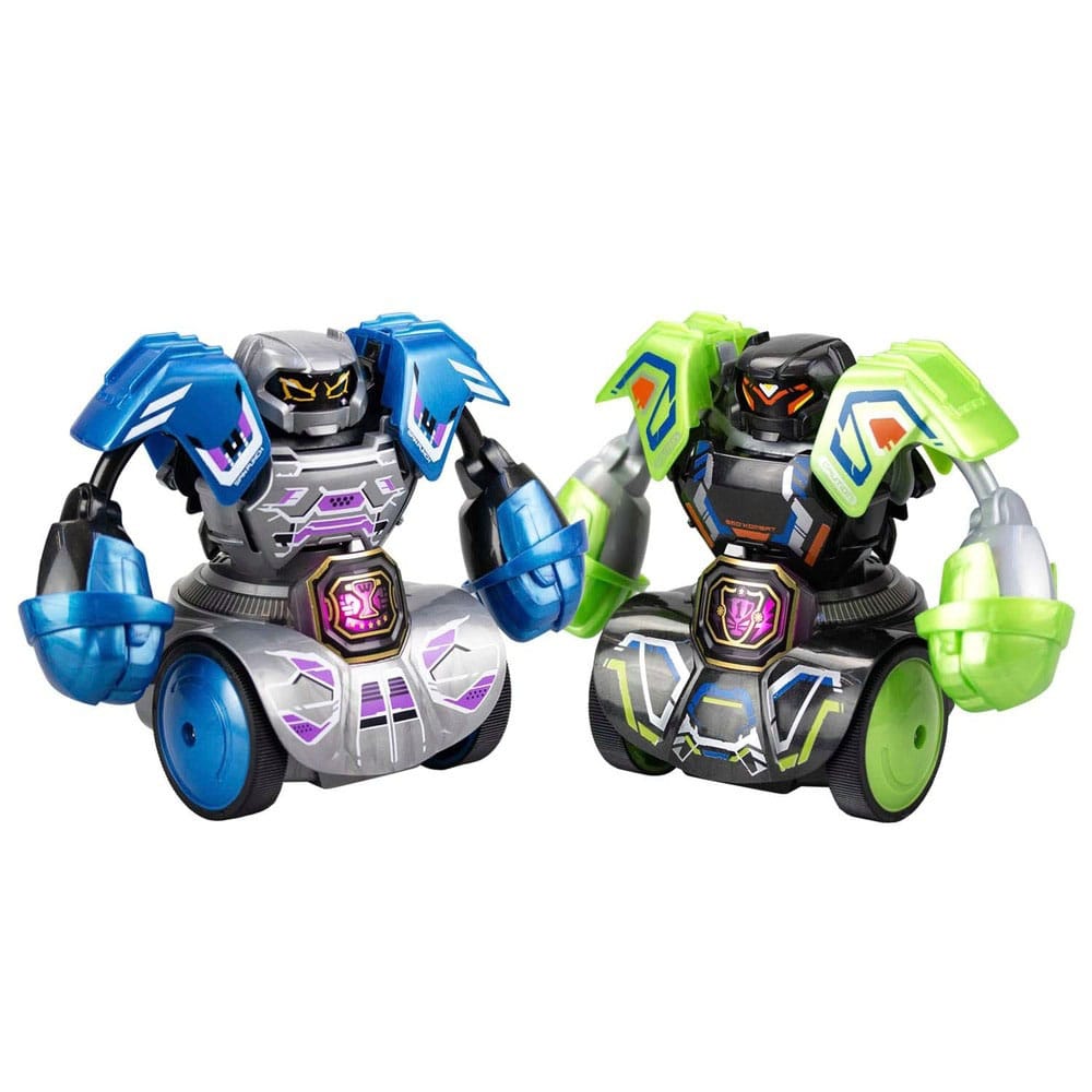 Silverlit Robo Kombat Tornado Remote-Controlled Robots 2er - Set Green/Blue - MangaShop.ro
