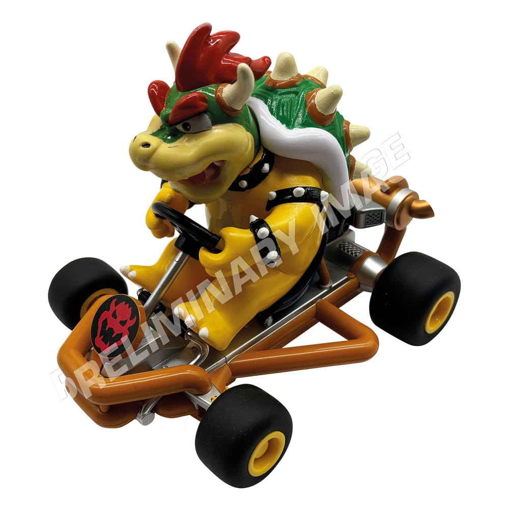 Super Mario Kart RC remote-controlled Car 1/18 2.4GHz Pipe Kart Bowser - MangaShop.ro