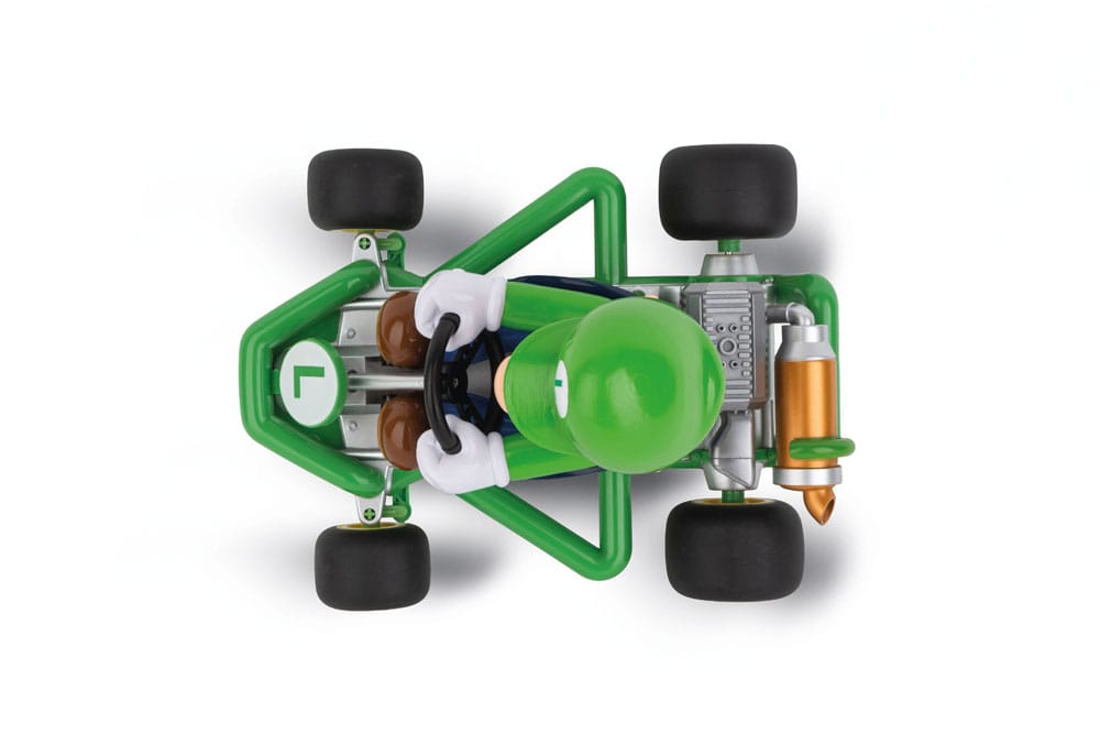 Super Mario Kart RC remote-controlled Car 1/18 2.4GHz Pipe Kart Luigi - MangaShop.ro