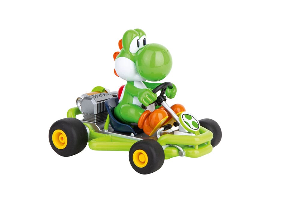 Super Mario Kart RC remote-controlled Car 1/18 2.4GHz Pipe Kart Yoshi - MangaShop.ro