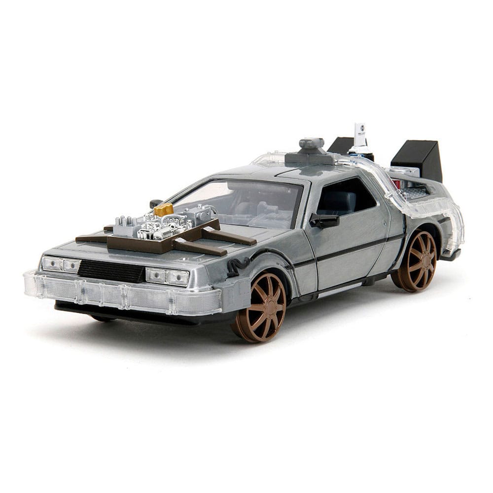Back to the Future 3 Diecast Model 1/24 Time Machine Model 4 - MangaShop.ro