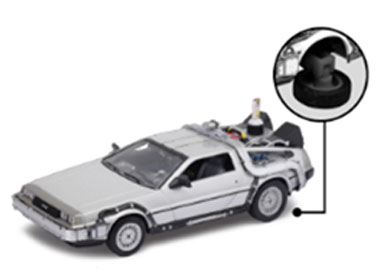 Back to the Future II Diecast Model 1/24 ´81 DeLorean LK Coupe Fly Wheel - MangaShop.ro