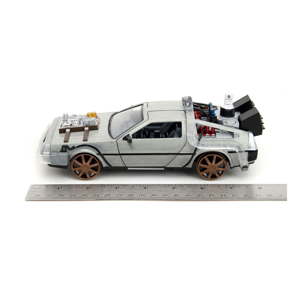 Back to the Future 3 Diecast Model 1/24 Time Machine Model 4 - MangaShop.ro
