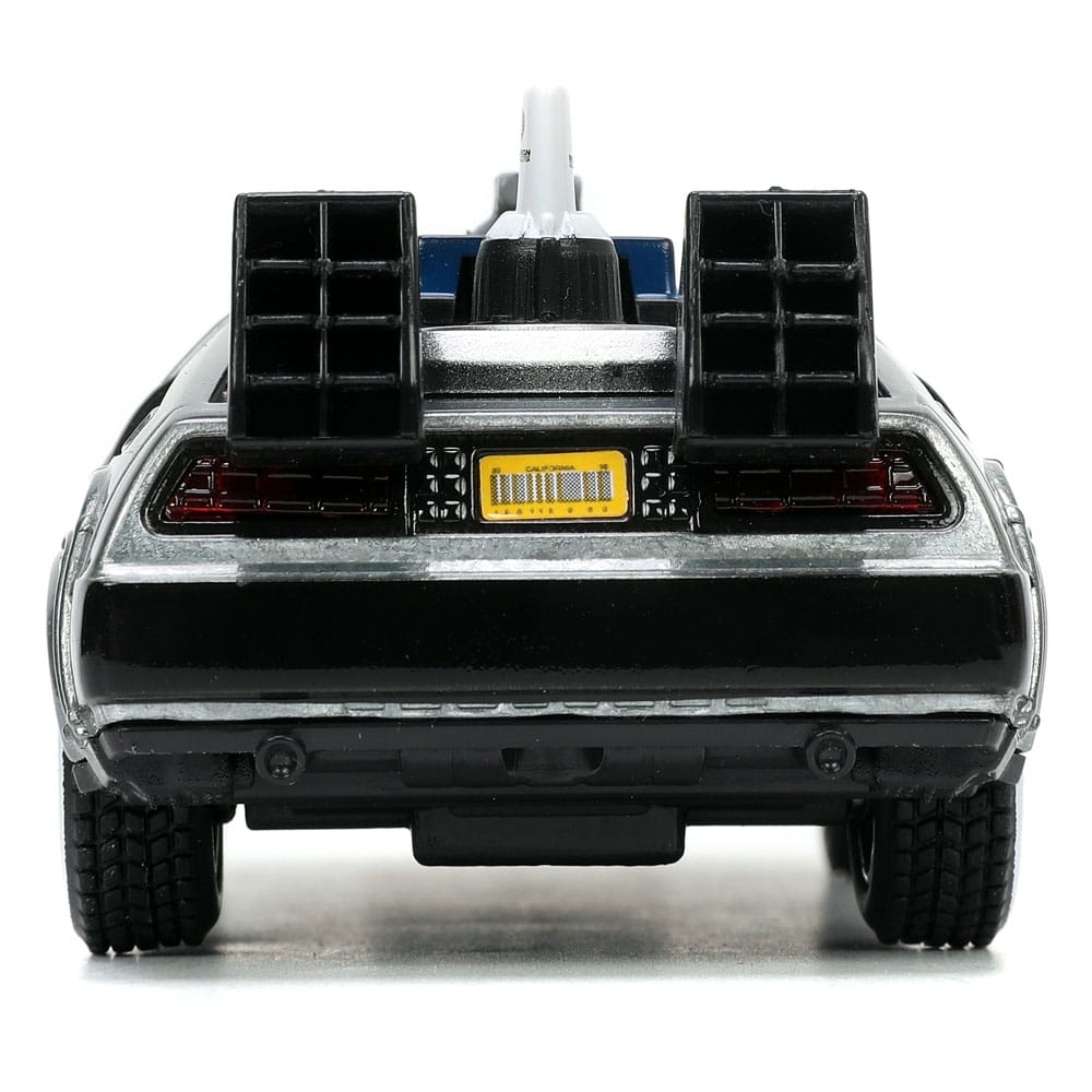 Back to the Future III Hollywood Rides Diecast Model 1/32 DeLorean Time Machine Free Rolling - MangaShop.ro