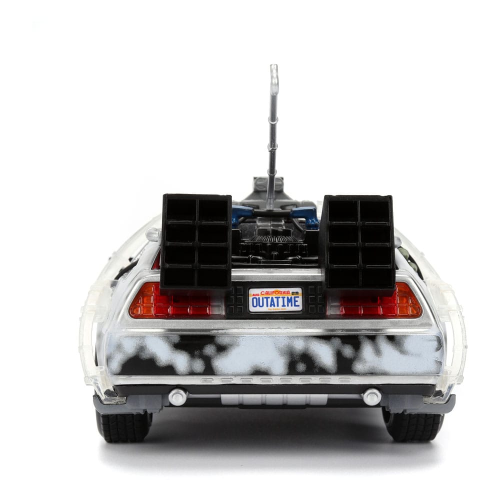 Back to the Future Diecast Model 1/24 Time Machine Frost - MangaShop.ro