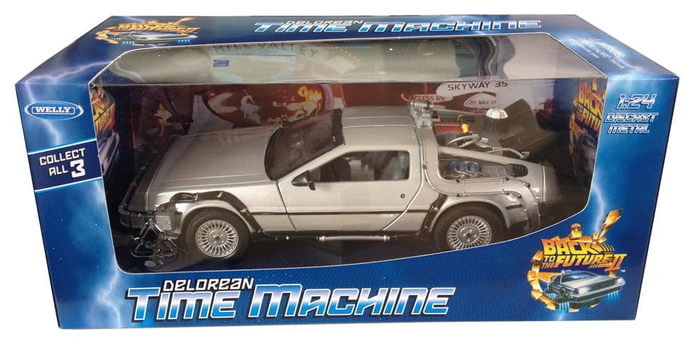 Back to the Future II Diecast Model 1/24 '81 DeLorean LK Coupe 18 cm - MangaShop.ro