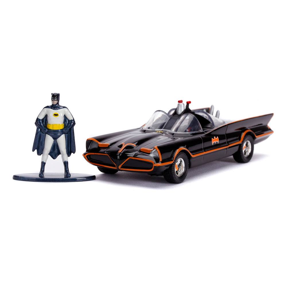Batman Classic TV Series Diecast Model 1/32 1966 Classic Batmobile with Figure - MangaShop.ro