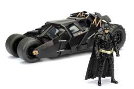 Batman The Dark Knight Diecast Model 1/24 2008 Batmobile with figure - MangaShop.ro