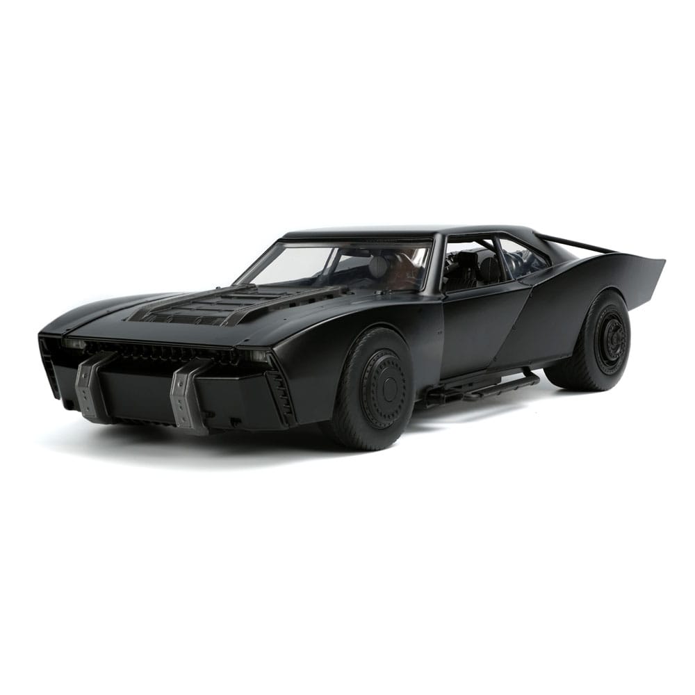 Batman 2022 Hollywood Rides Diecast Model 1/18 2022 Batmobile with Figure - MangaShop.ro