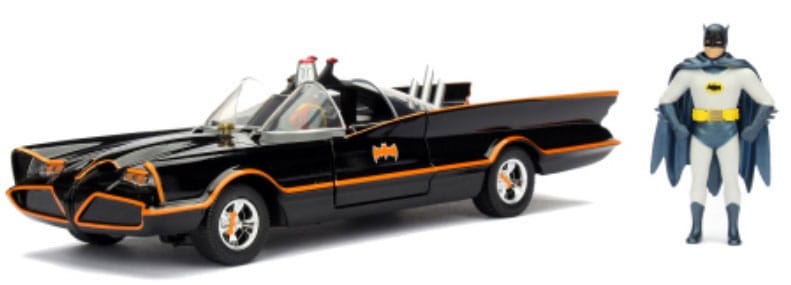 DC Comics Diecast Model 1/24 Batman 1966 Classic Batmobile - MangaShop.ro