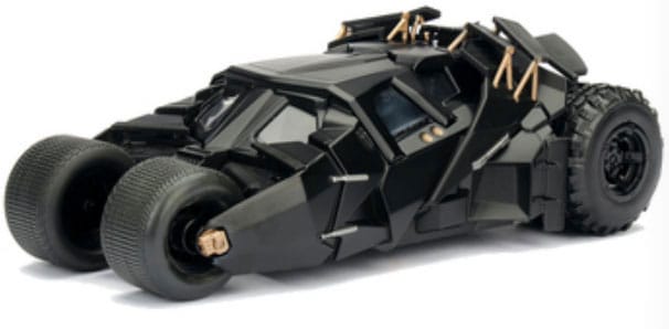 DC Comics Diecast Model 1/24 Batman The Dark Knight Batmobile - MangaShop.ro