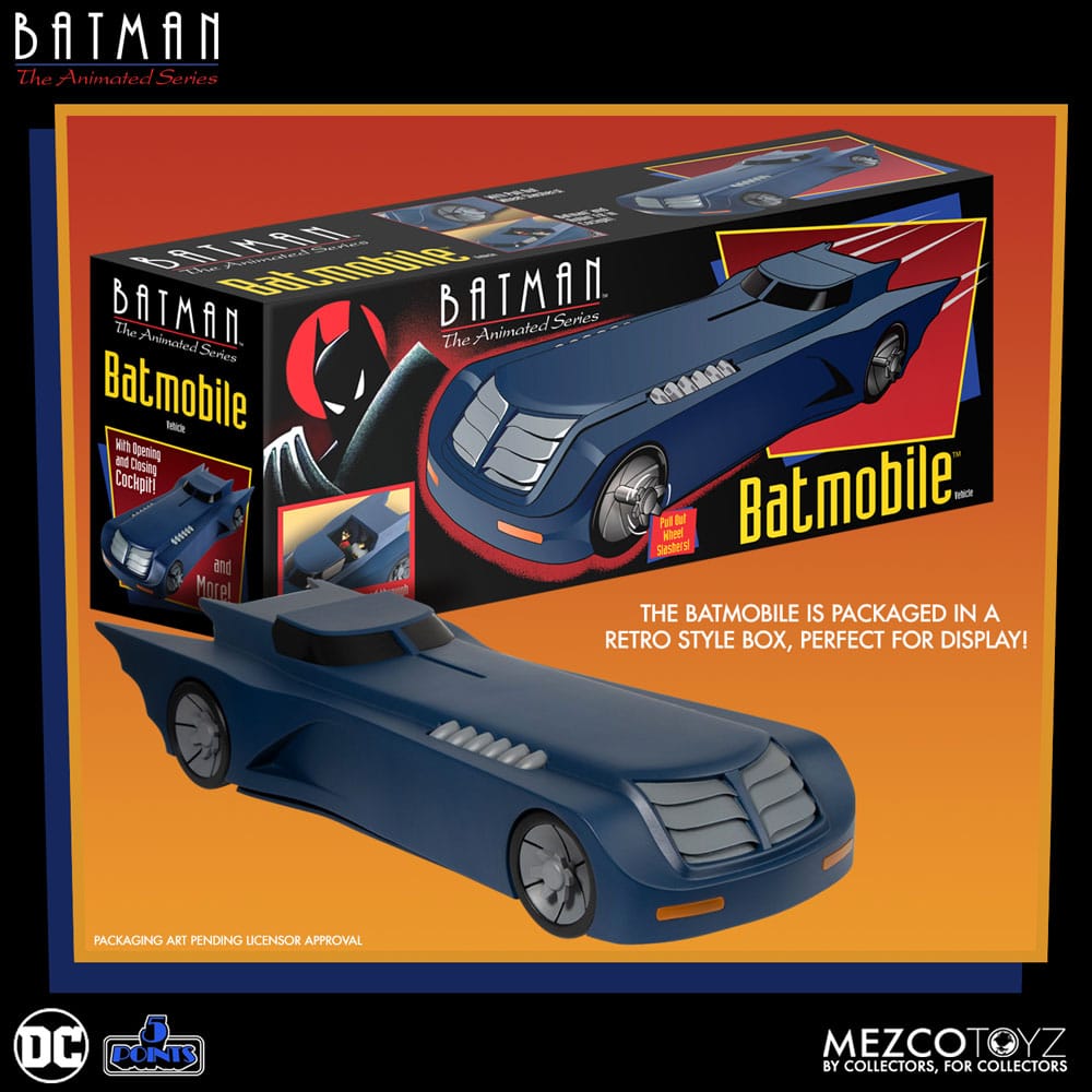 DC Comics Vehicle Batman: The Animated - The Batmobile - MangaShop.ro