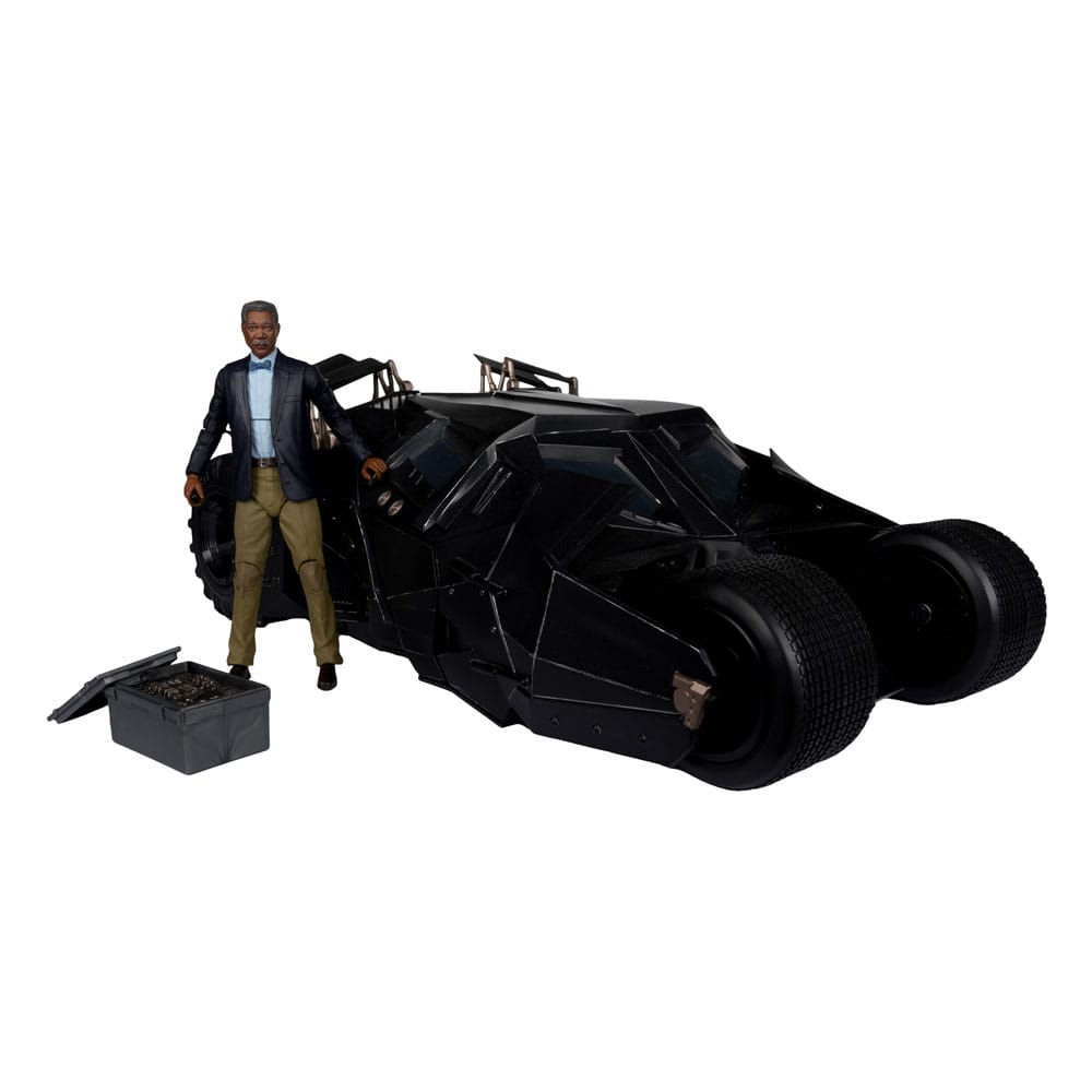 DC Multiverse Vehicle Tumbler with Lucuis Fox (The Dark Knight) (Gold Label) - MangaShop.ro