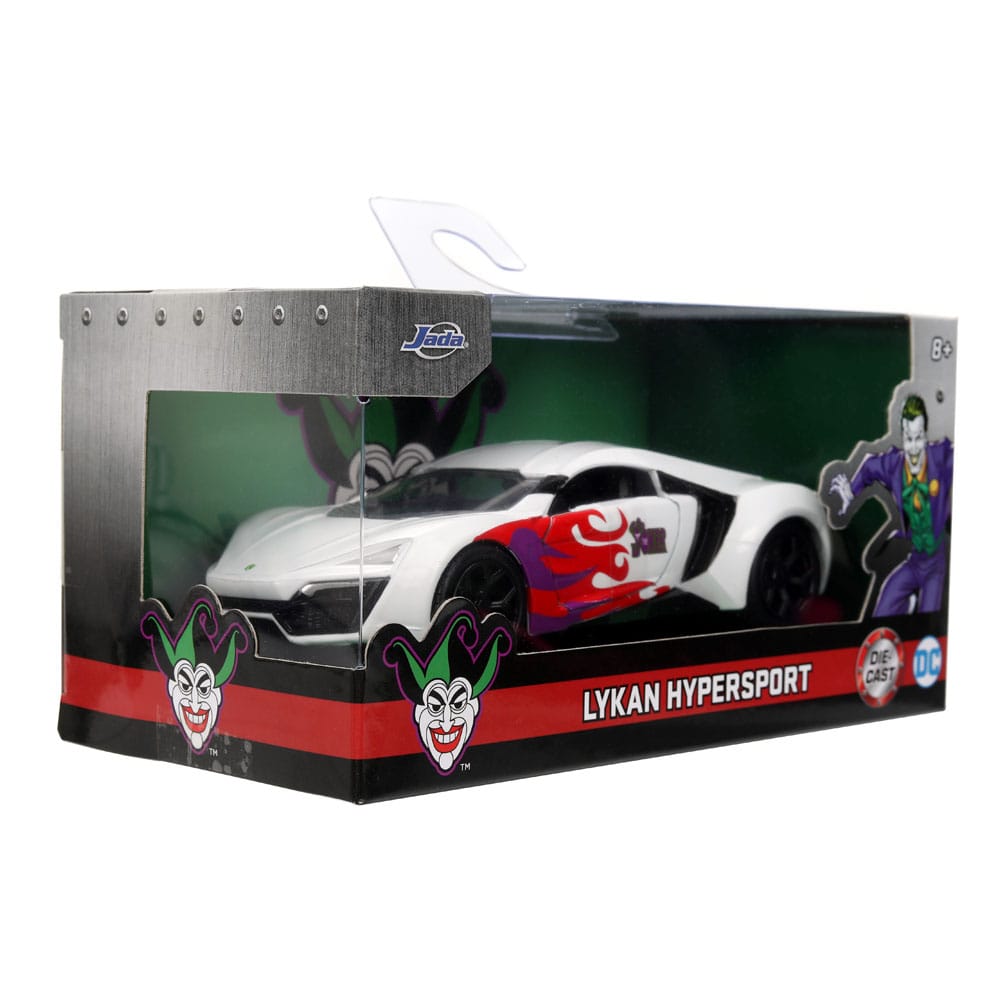 DC Comics Diecast Model 1/32 Lykan Hypersport Joker - MangaShop.ro