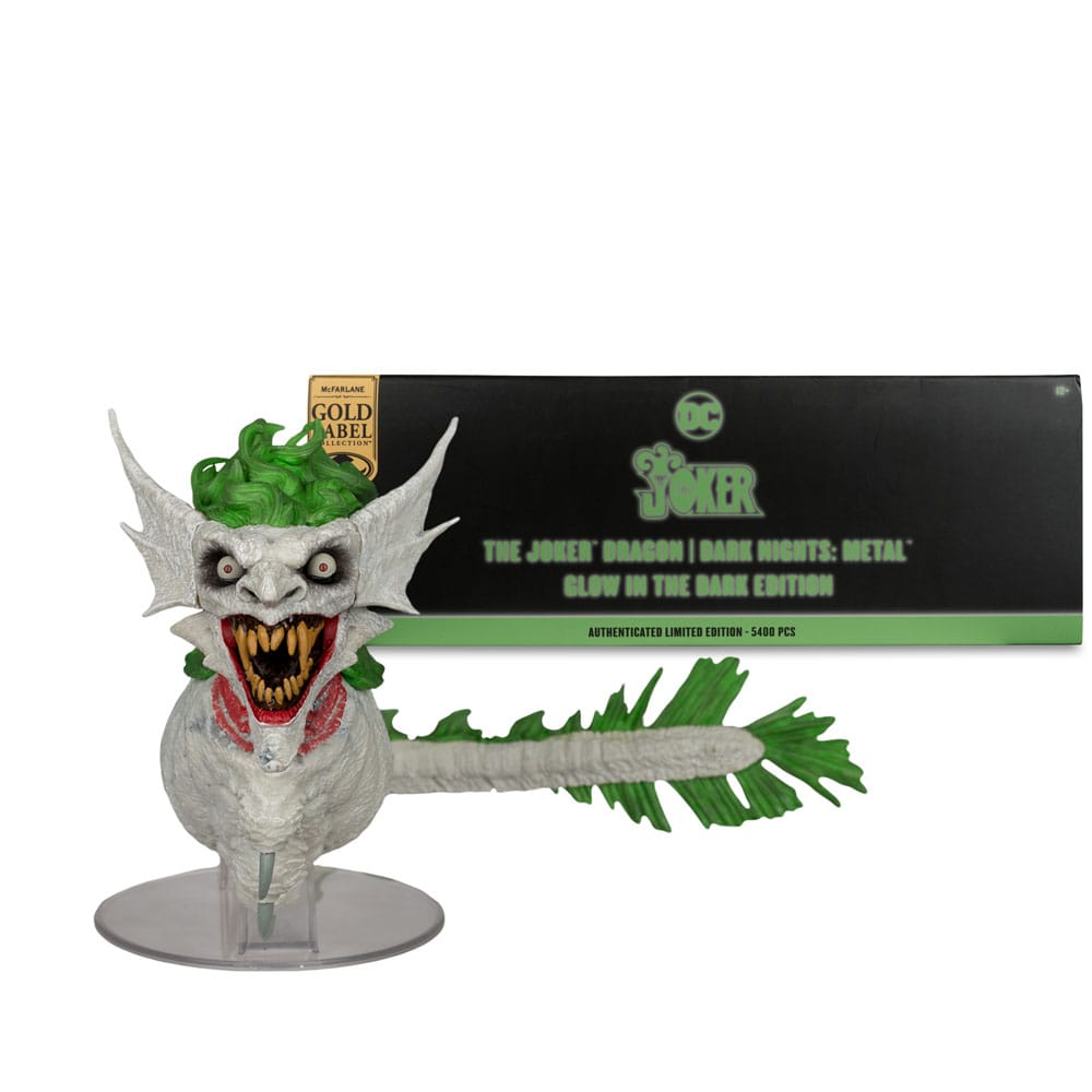 Dark Nights: Metal DC Multiverse Action Figure The Joker Dragon Glow in the Dark Edition (Gold Label) 25 cm - MangaShop.ro