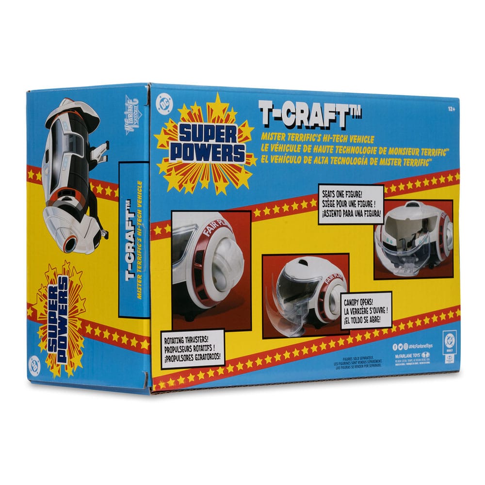 Superman (2025) DC Direct Super Powers Vehicle T-Craft 11 cm - MangaShop.ro