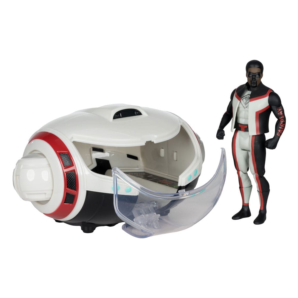 Superman (2025) DC Direct Super Powers Action Figure with Vehicle Mr. Terrific & T-Craft - MangaShop.ro