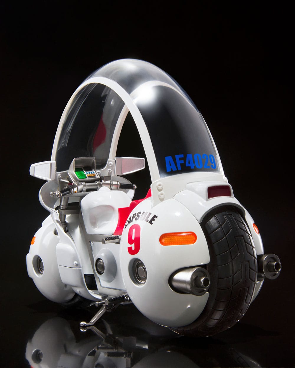 Dragon Ball S.H. Figuarts Vehicle with Figure Bulma's Motorcycle Hoipoi Capsule No. 9 17 cm - MangaShop.ro