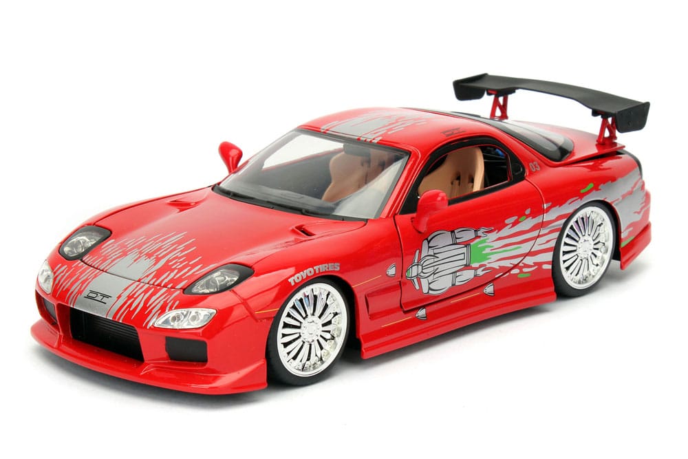 Fast & Furious Diecast Model 1/24 1993 Mazda RX-7 - MangaShop.ro