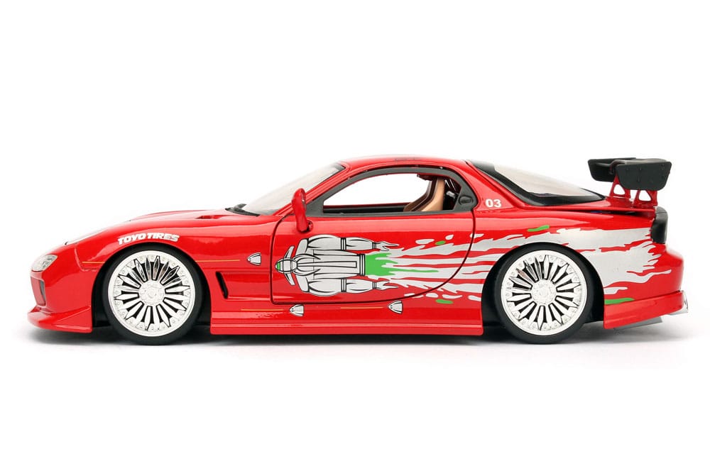 Fast & Furious Diecast Model 1/24 1993 Mazda RX-7 - MangaShop.ro
