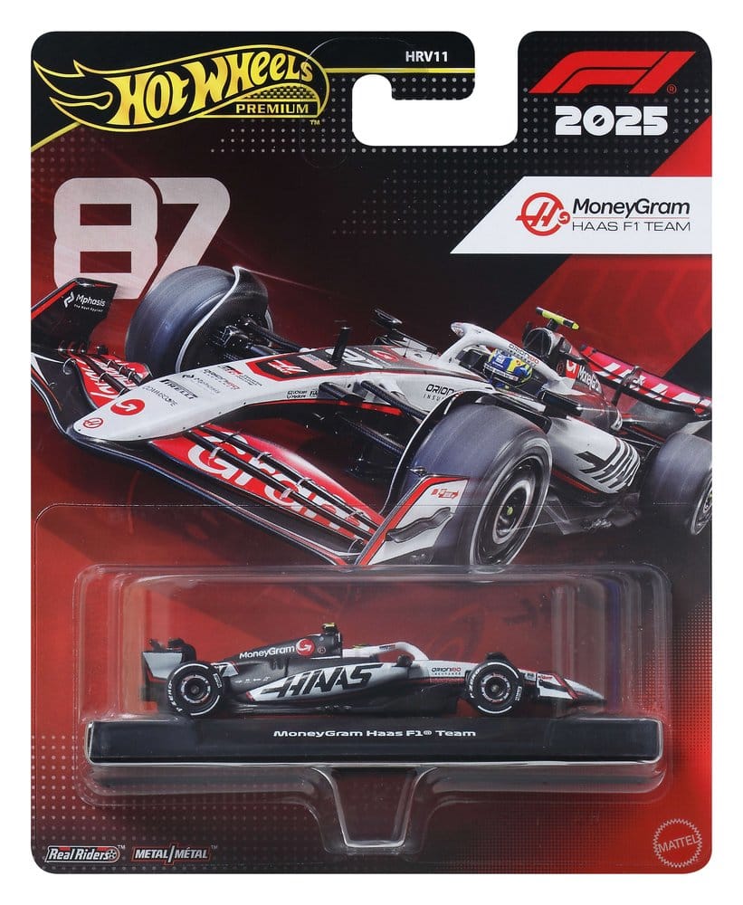 Formula 1 Hot Wheels Premium Die-Cast Vehicle 1/64 MoneyGram Haas F1 Team - MangaShop.ro