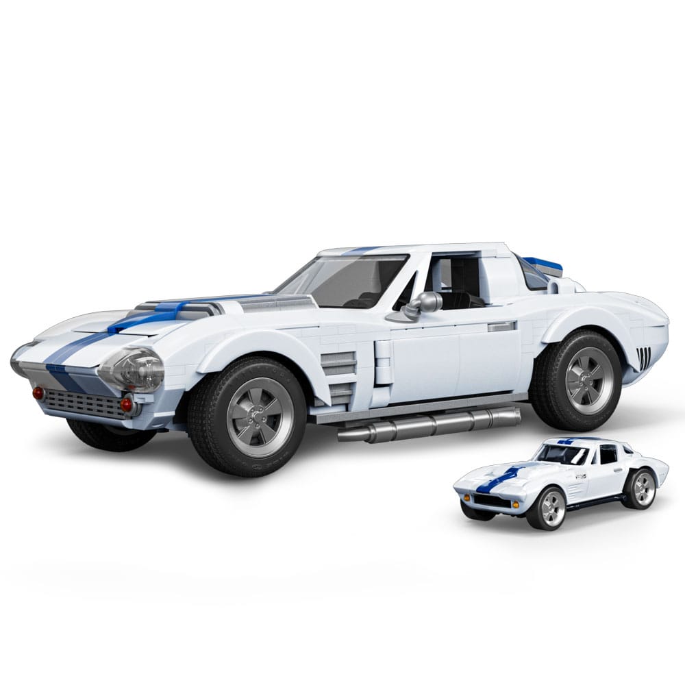 Mattel Brick Shop Hot Wheels Elite Series Building Set 1/16 Corvette Grand Sport - MangaShop.ro