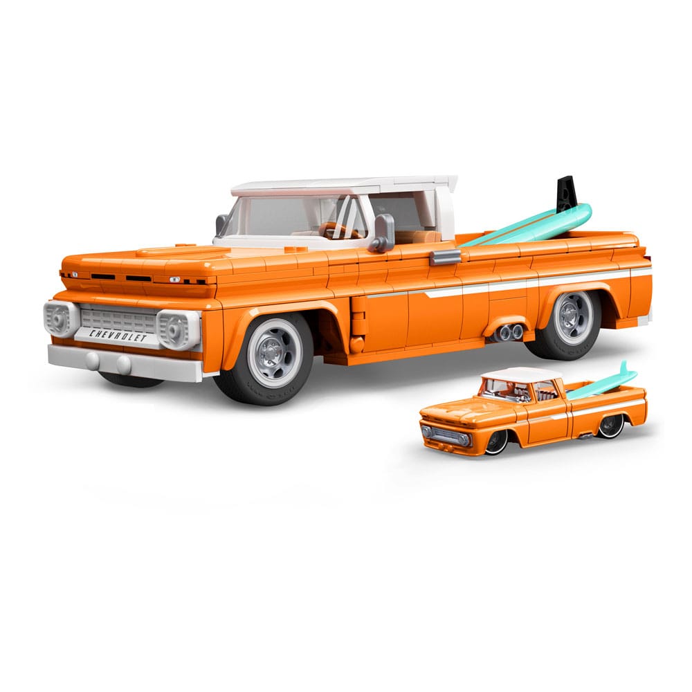 Mattel Brick Shop Hot Wheels Elite Series Building Set 1/16 Custom '62 Chevy Pickup - MangaShop.ro