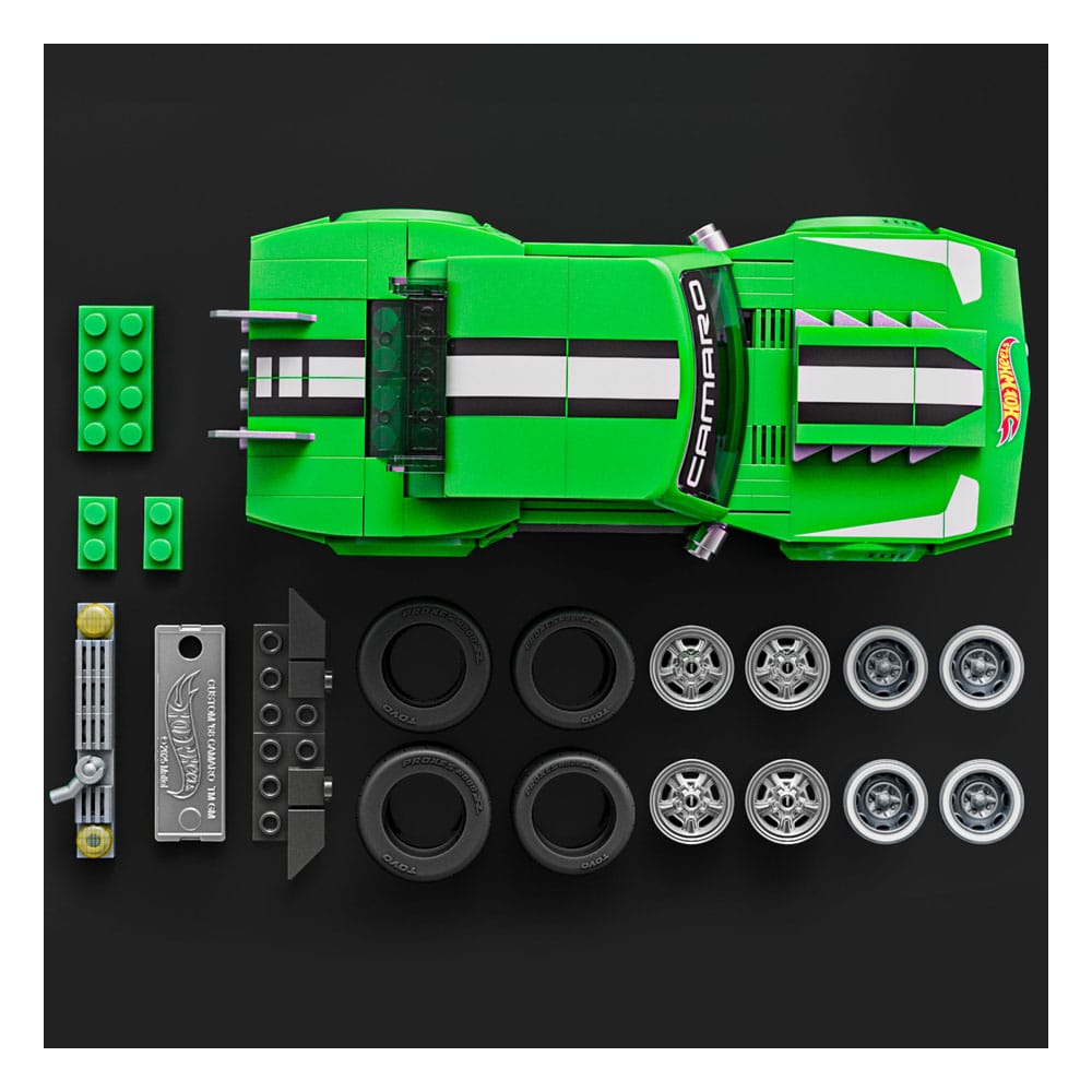 Mattel Brick Shop Hot Wheels Speed Series Building Set 1/32 Custom '68 Camaro - MangaShop.ro