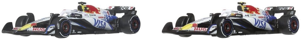Formula 1 Hot Wheels Premium Die-Cast Vehicle 2-Pack 1:64 Team Visa Cash App Racing Bulls - MangaShop.ro