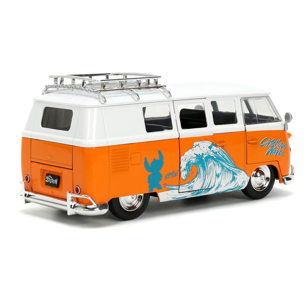 Lilo & Stitch Diecast Model 1/24 1961 VW Bus Stitch - MangaShop.ro