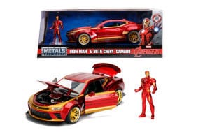 Avengers Diecast Model 1/24 2016 Chevy Camaro SS Iron Man - MangaShop.ro