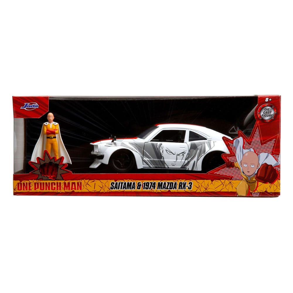One Punch Man Diecast Model 1/24 1974 Mazda RX-3 - MangaShop.ro