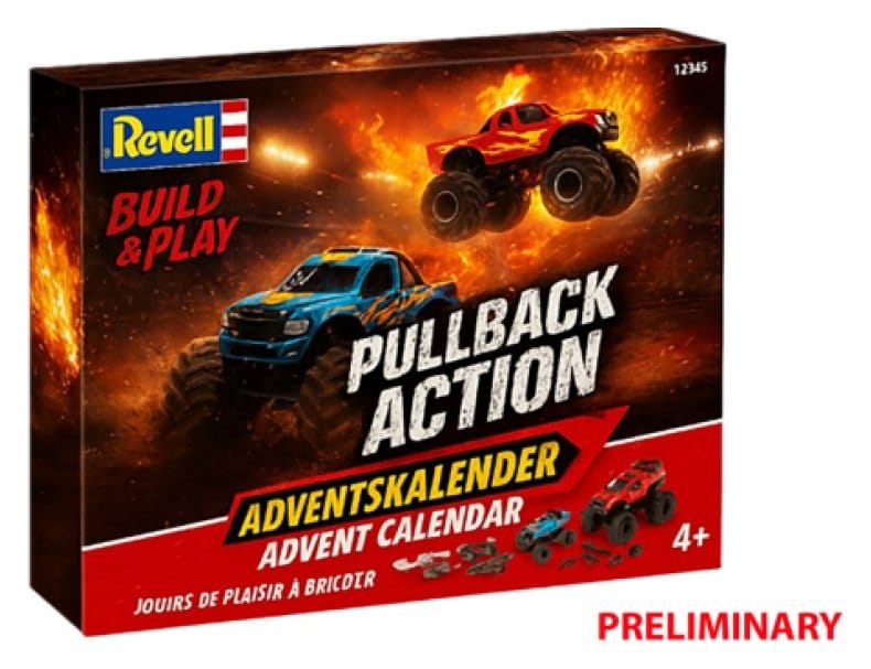 Revell Advent Calendar Pullback Action Monster Truck - MangaShop.ro