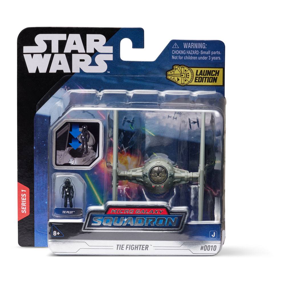 Star Wars Micro Galaxy Squadron Vehicle with Figure TIE Fighter 7,5 cm - MangaShop.ro