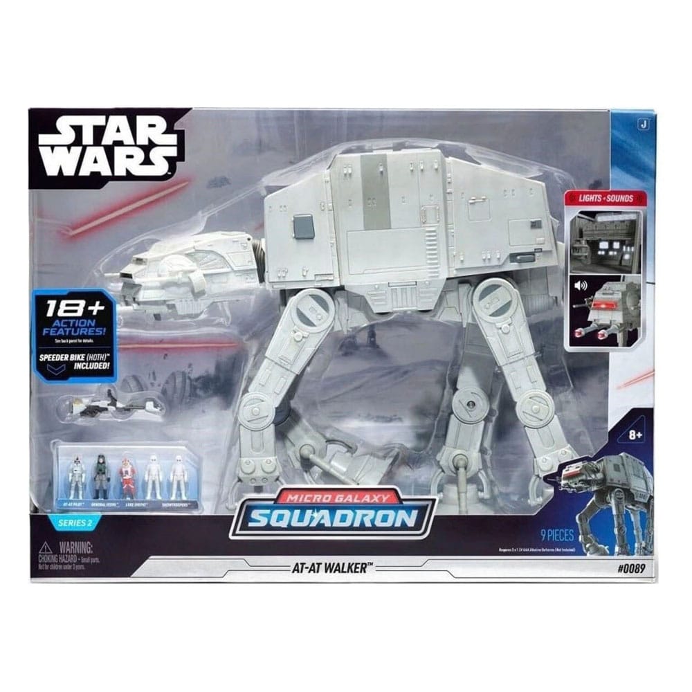 Star Wars Micro Galaxy Squadron Feature Vehicle with Figures Assault Class AT-AT 24 cm - MangaShop.ro
