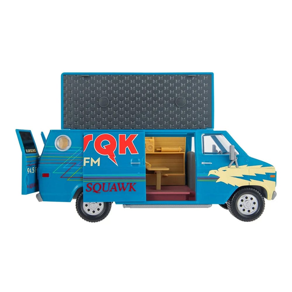 Stranger Things World Of Figure & Vehicle Vehicle with Action Figuree The Squawk van Playset with Steve - MangaShop.ro