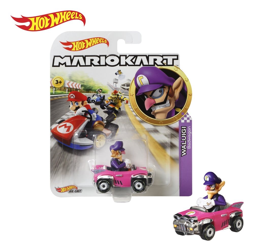 Mario Kart Hot Wheels Die-Cast Vehicles 1:64 978T Assortment (8) - MangaShop.ro